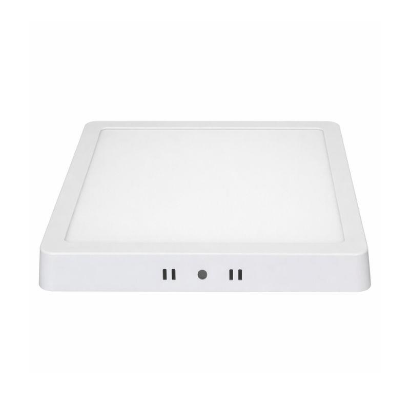 Painel de Led Sobrepor Quadrado Tech Slim Blumenau 18W 3000k Bivolt - Branco Quente