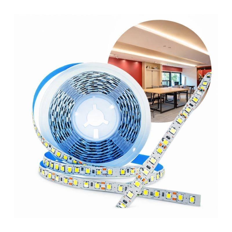 Fita 120 Leds 3528 18W 1400lm 4000K IP20 5m Zem - Branco Neutro