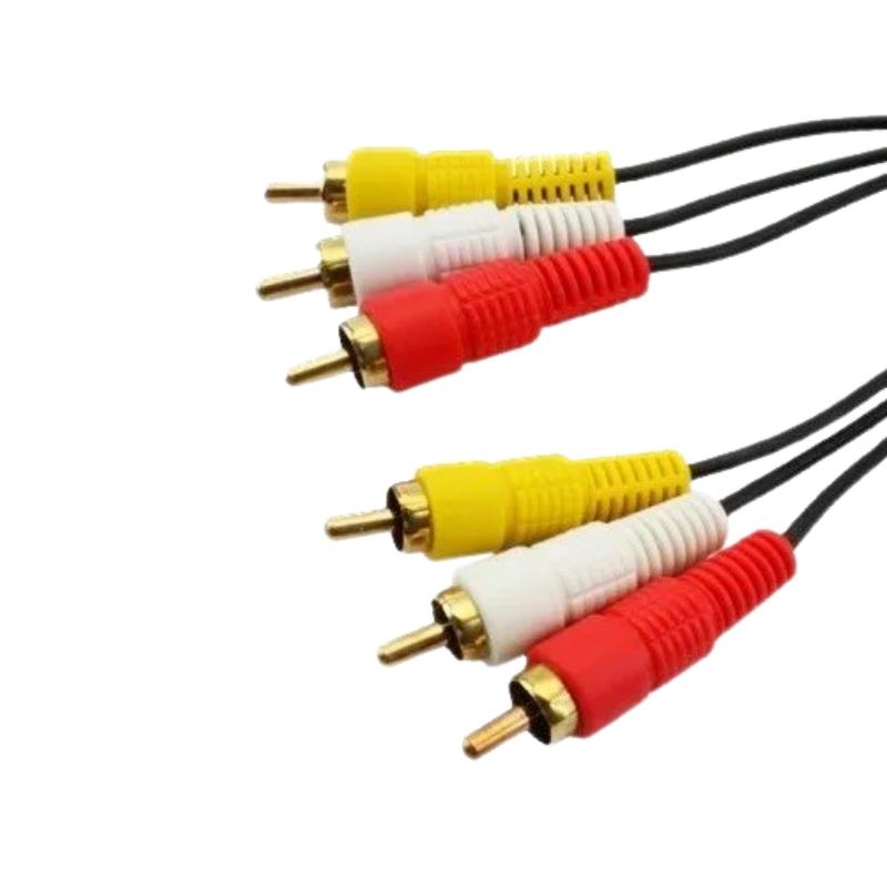 Cabo Áudio e Vídeo 3 RCA Macho x 3 RCA Macho 10m