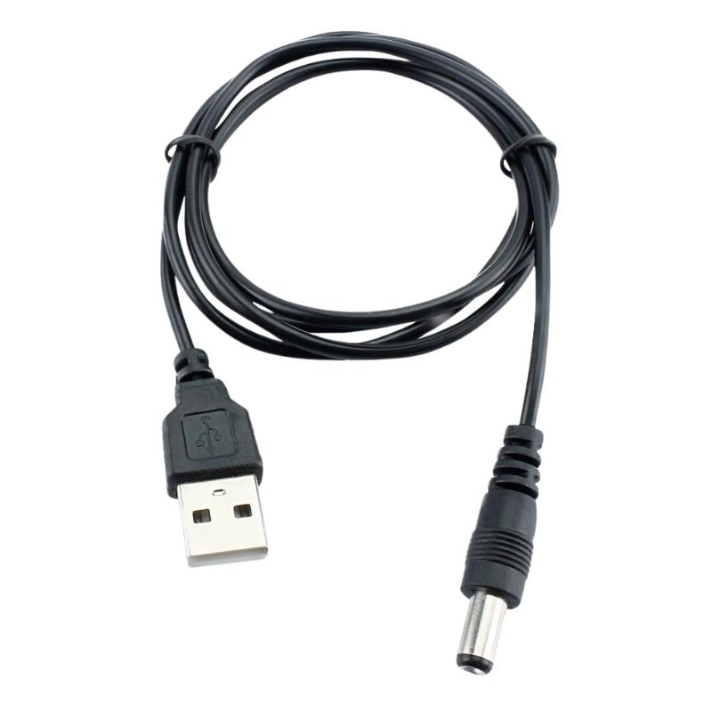 Kit 5 Cabos USB x P4 5.5mm 60cm - Preto