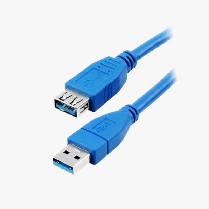Cabo USB 3.0 Macho x USB 3.0 Fêmea 5m - Azul
