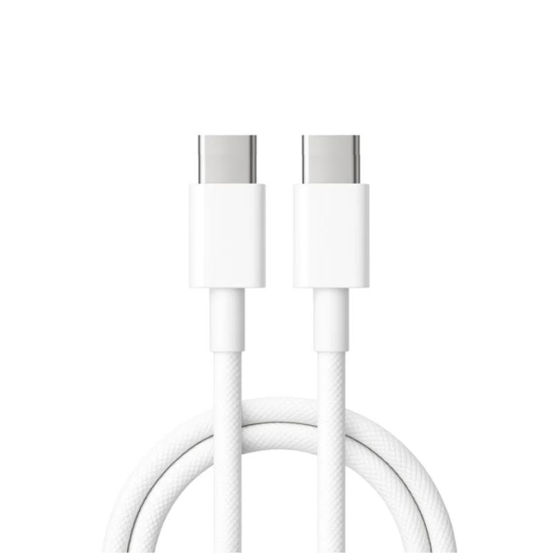 Cabo Tipo C x Tipo C 1m - Branco