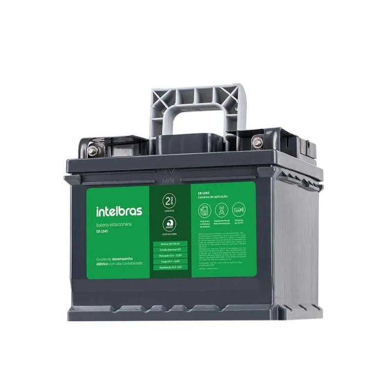 Bateria Estacionária Chumbo-Ácido 45Ah 12V EB 1245 Intelbras