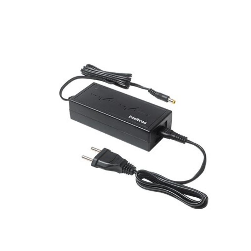 Fonte Carregador 12,8V 5A Conector P4 EF 1205 Intelbras