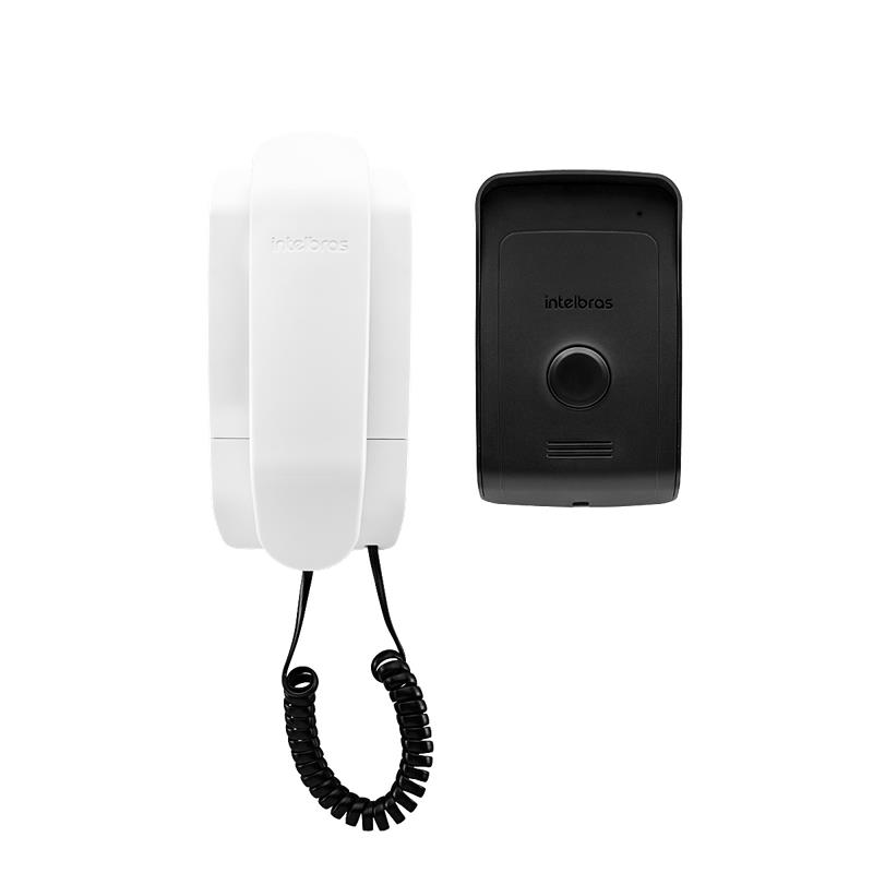 Kit Porteiro Eletrônico com Unidade Interna e Externa IPR 1010 Intelbras