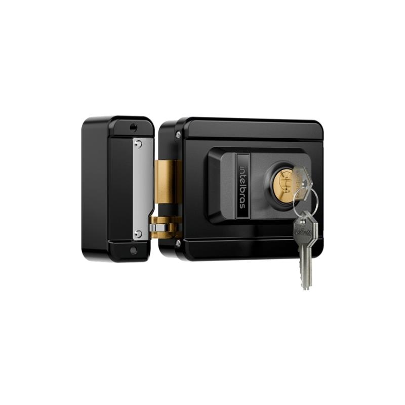 Fechadura Elétrica de Sobrepor FX 1500 Intelbras Preta