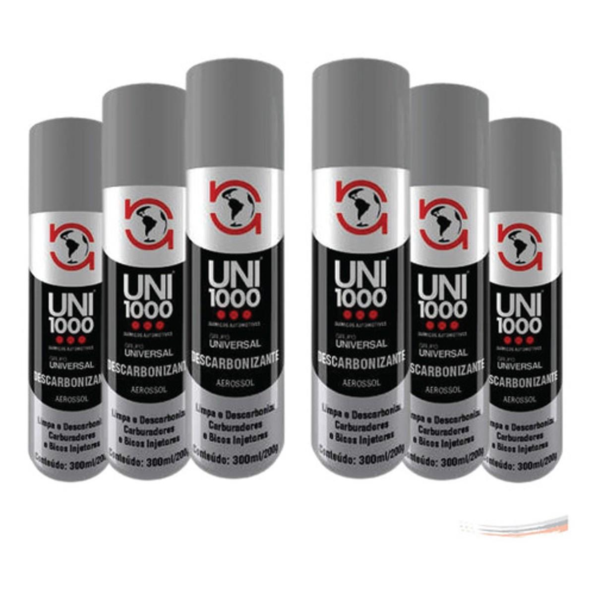 Descarbonizante Limpa Bicos Injetores E Carburadores 6 Unid - UN / 6