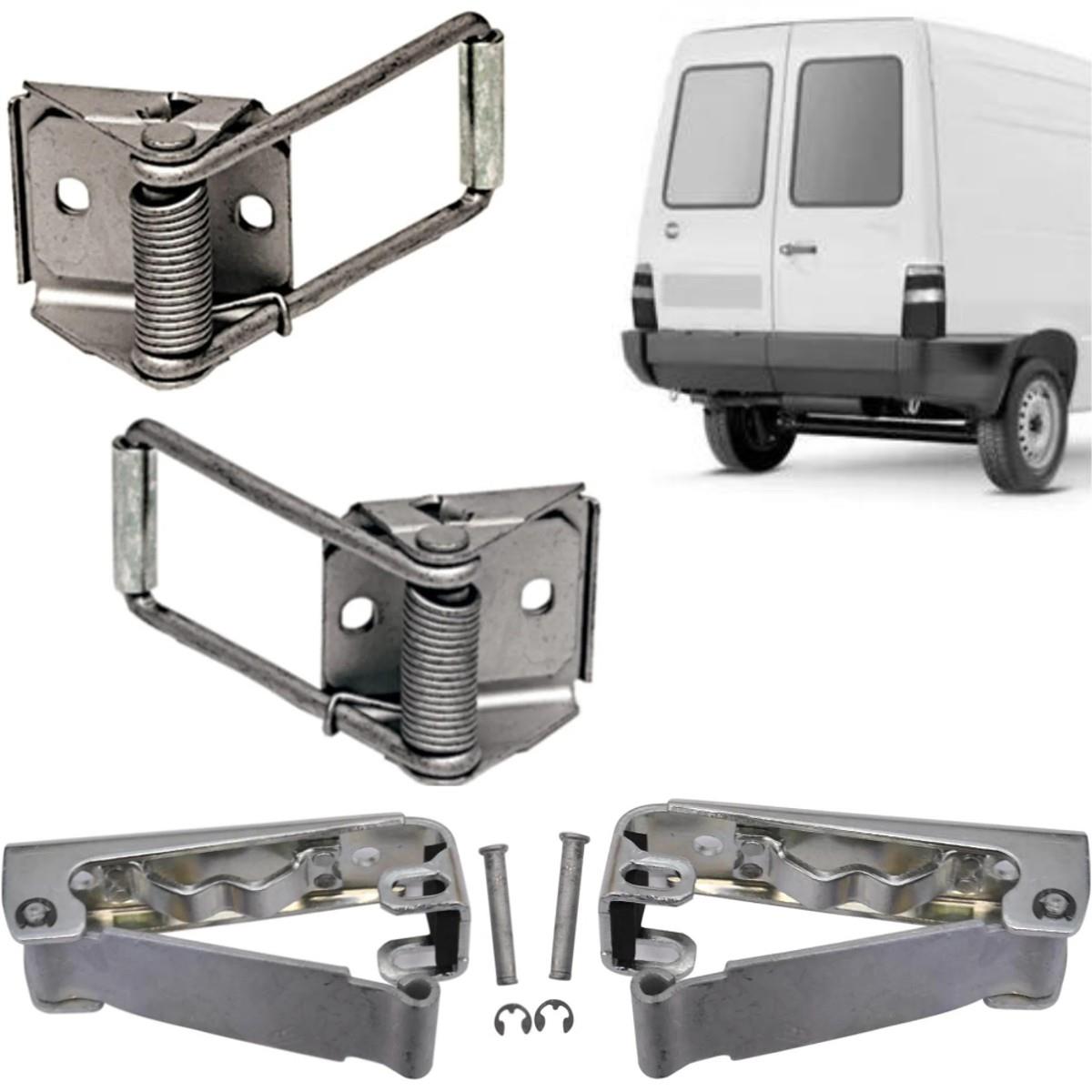 Kit Limitador E Suporte Estágio Porta Báu Fiorino 2004 2013 - UN / 4