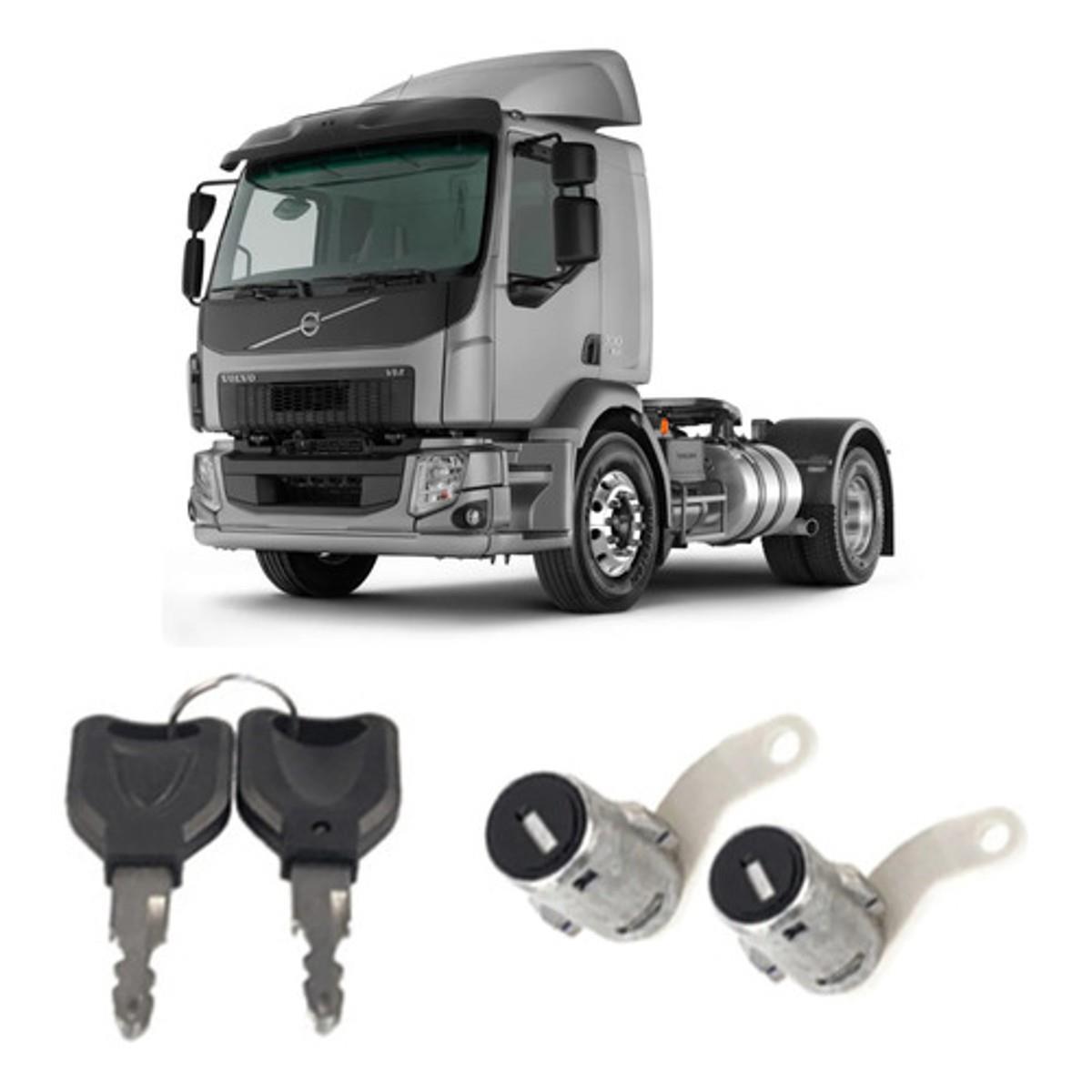 Kit Par Cilindro Miolo De Porta Dir Esq Volvo Vm Após 2013