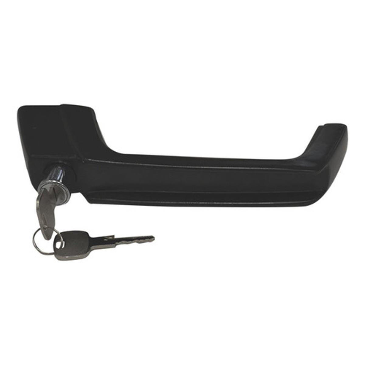 Maçaneta Externa Porta Esq Caminhões Volvo Até 92 Preta