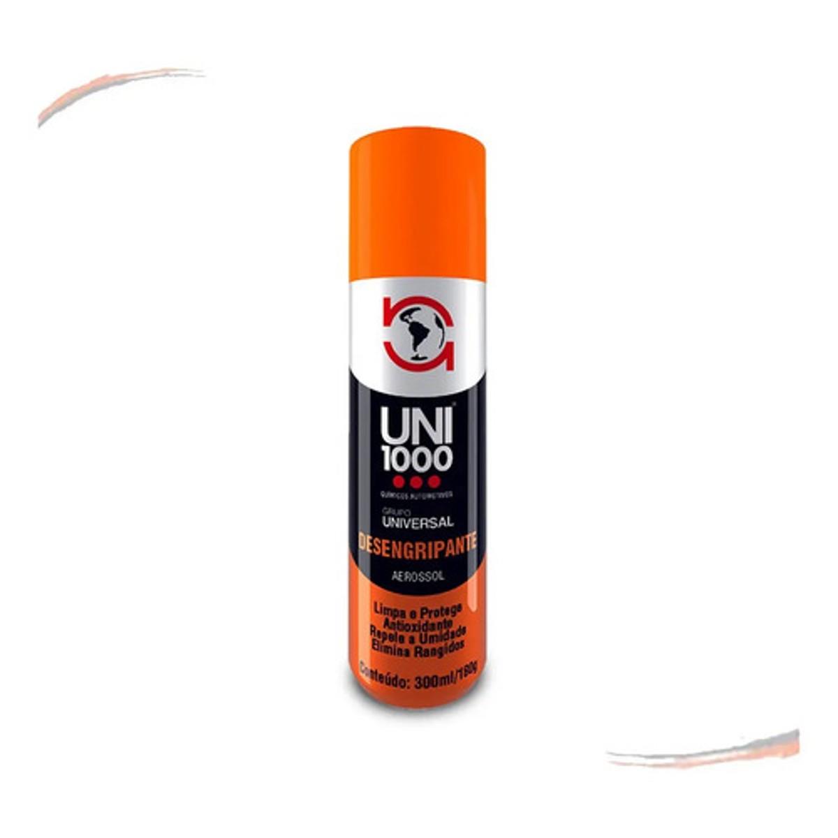 óleo Lubrificante Aerossol 300ml Desengripante Uni1000