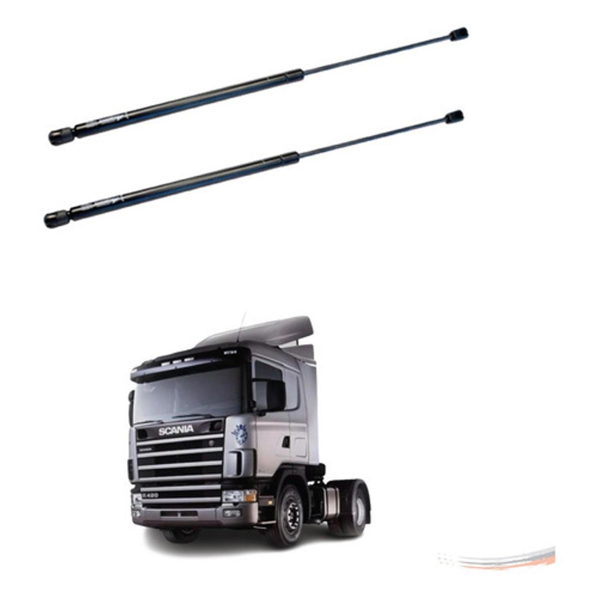 Par Amortecedor Grade Do Capô 78,4 Cm X 43 Cm Scania Série 4