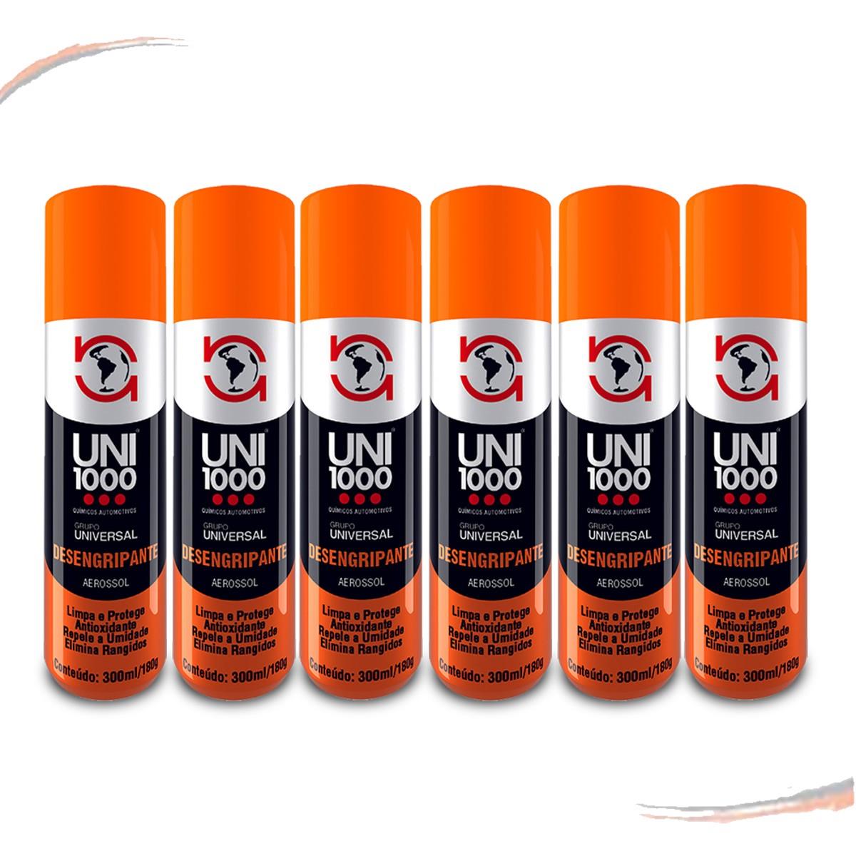 Spray Uni1000 Produtos Multiuso Desengripa-lubrifica 300ml - UN / 6