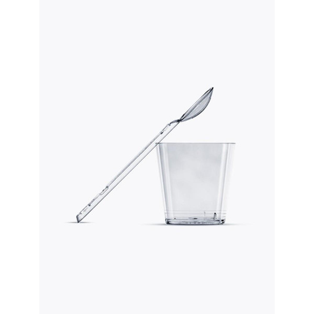 Copos Kit Gourmet (copo 25ml + Collher 80mm) C/ 120 Unidades