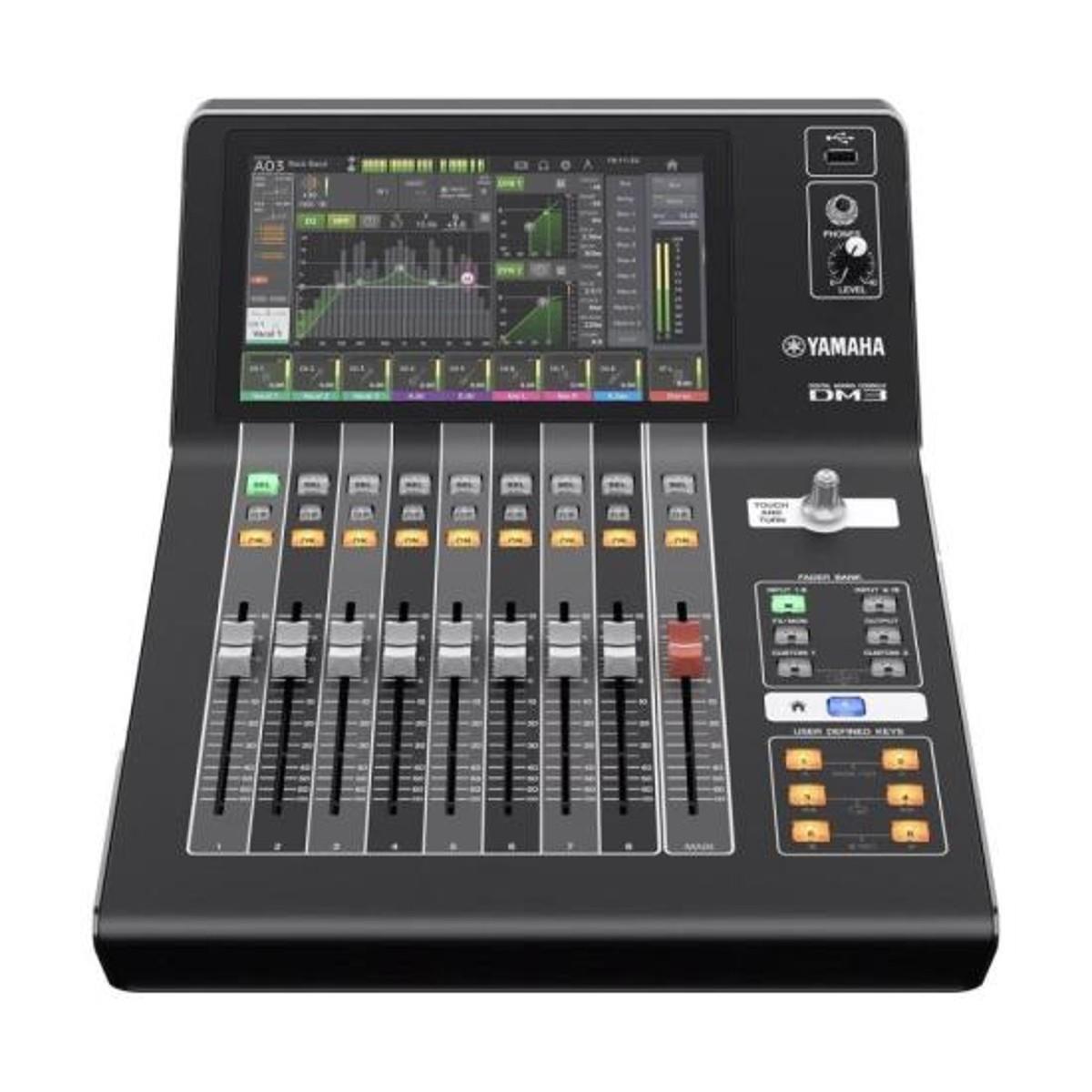 Mesa de Som Digital Yamaha DM3 Dante 22 Canais USB 96kHz