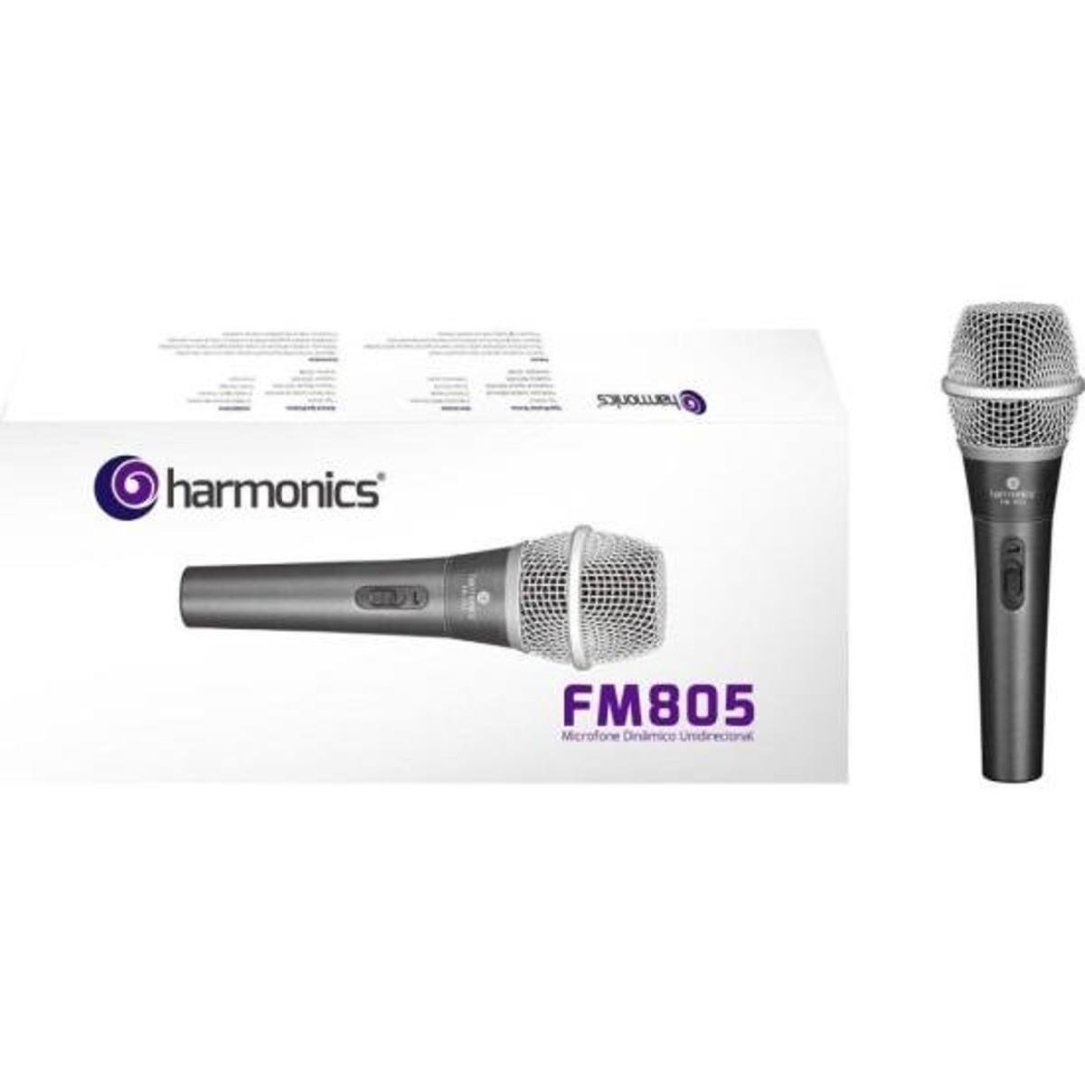 Microfone Harmonics FM-805 Dinâmico