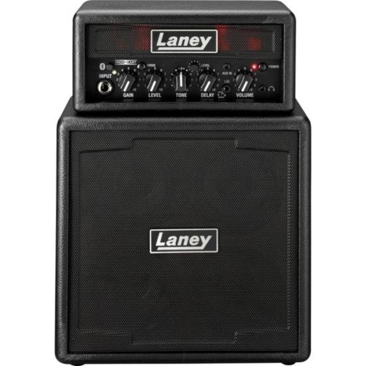 Mini Amplificador de Guitarra Laney Ministack-B-Iron Preto