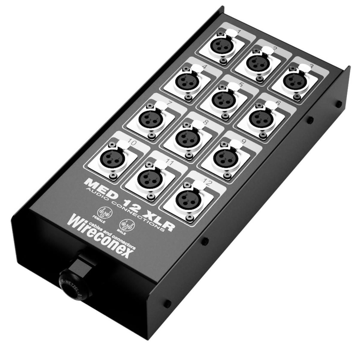 Painel Multicabo 12 Vias Xlr Medusa Wireconex