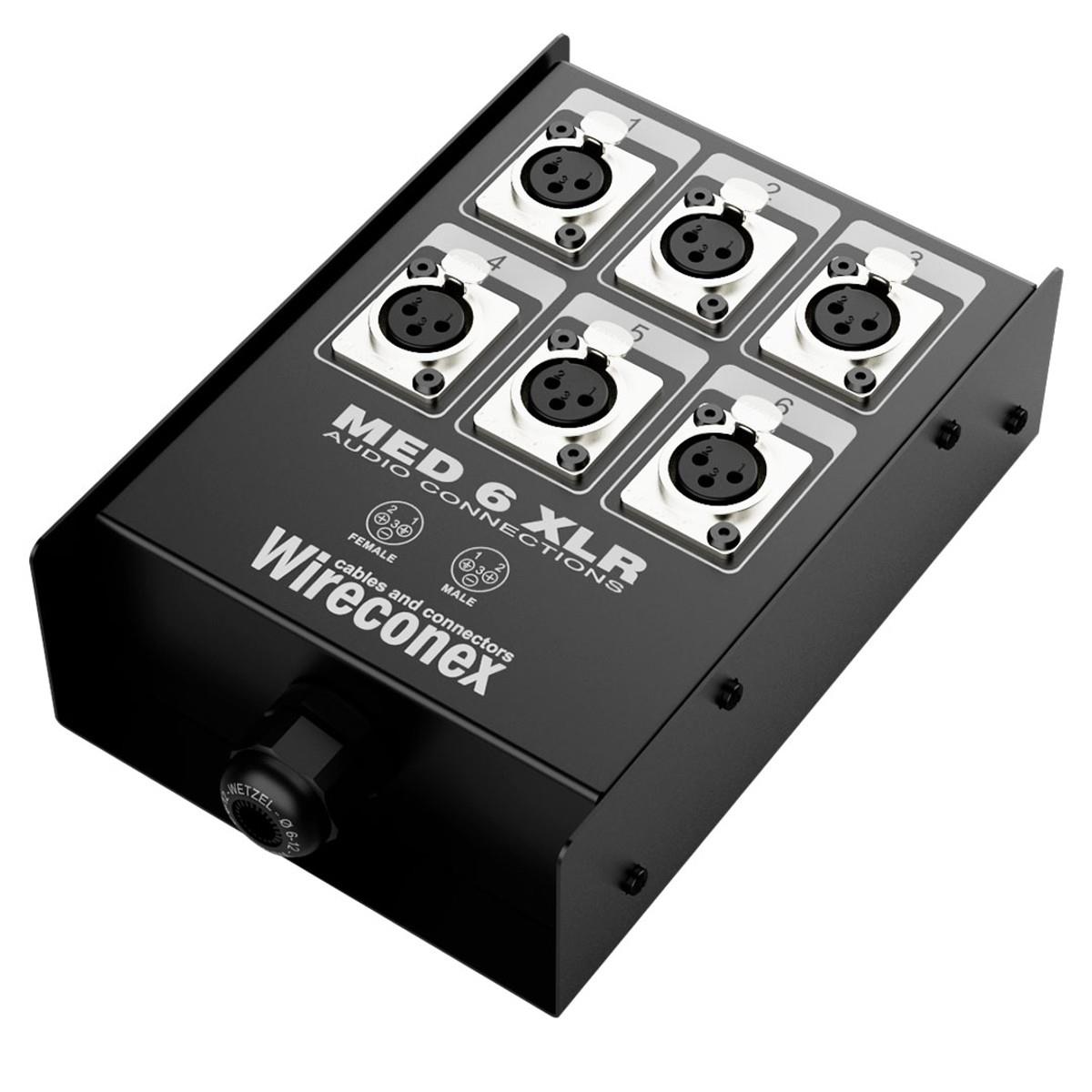 Painel Multicabo 06 Vias Xlr Medusa Wireconex