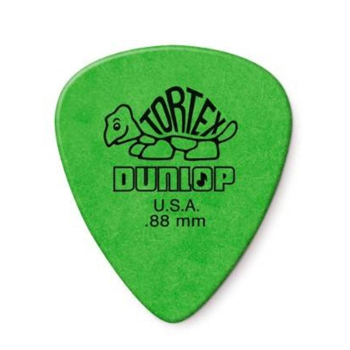 Palheta Tortex 0.88mm Verde Pct C/ 6 Un 418r.88 Dunlop (1344)
