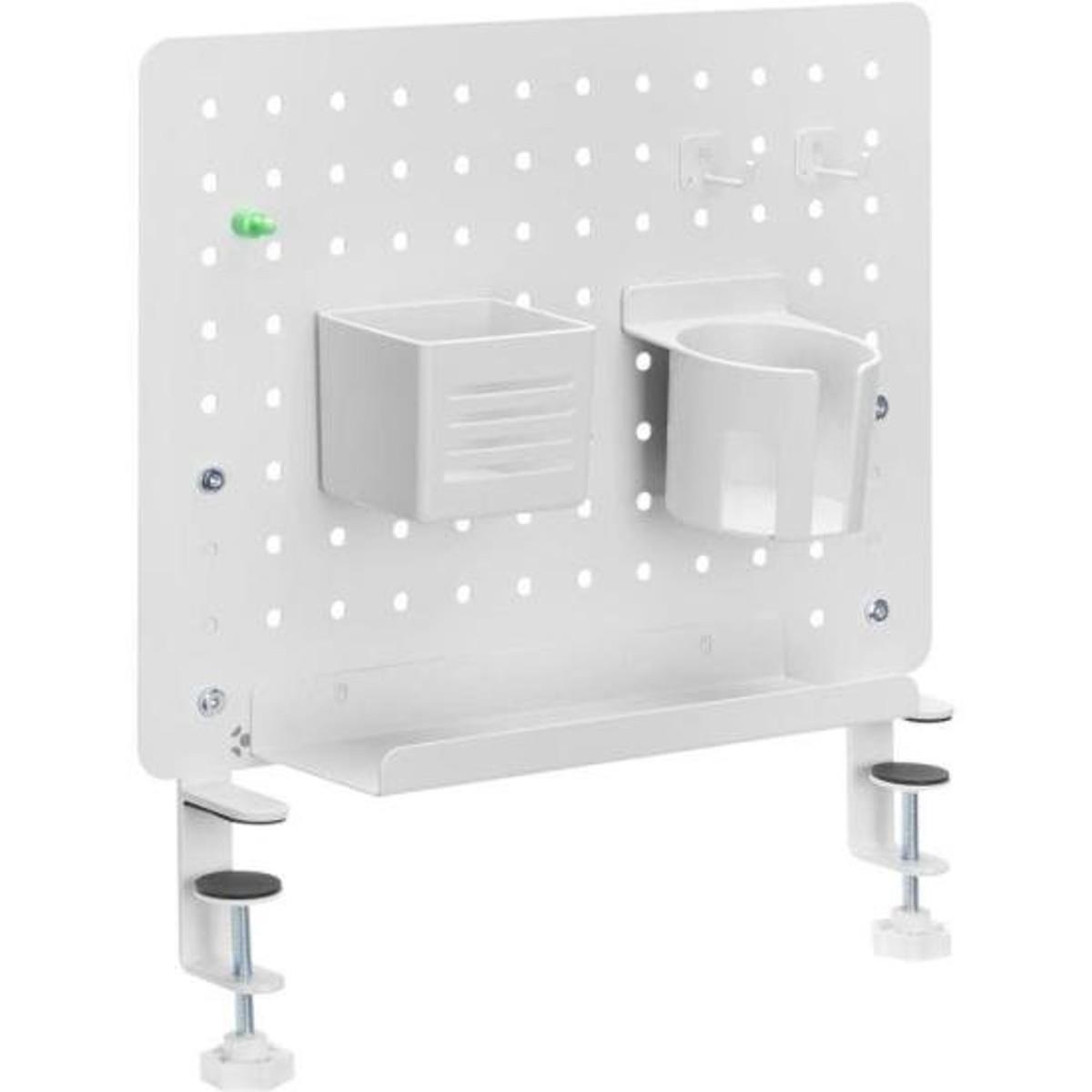 Pegboard Office Painel Organizador Fortrek Grid Space 42x48 Branco