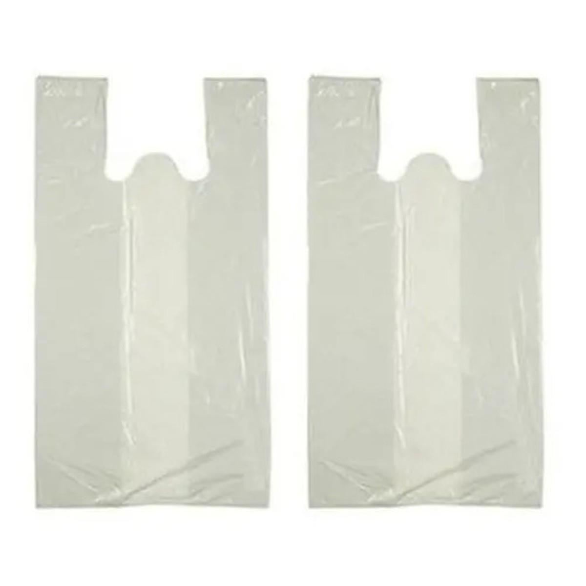 Sacola Branca Reciclada 30x40 Pacote 5 Kg