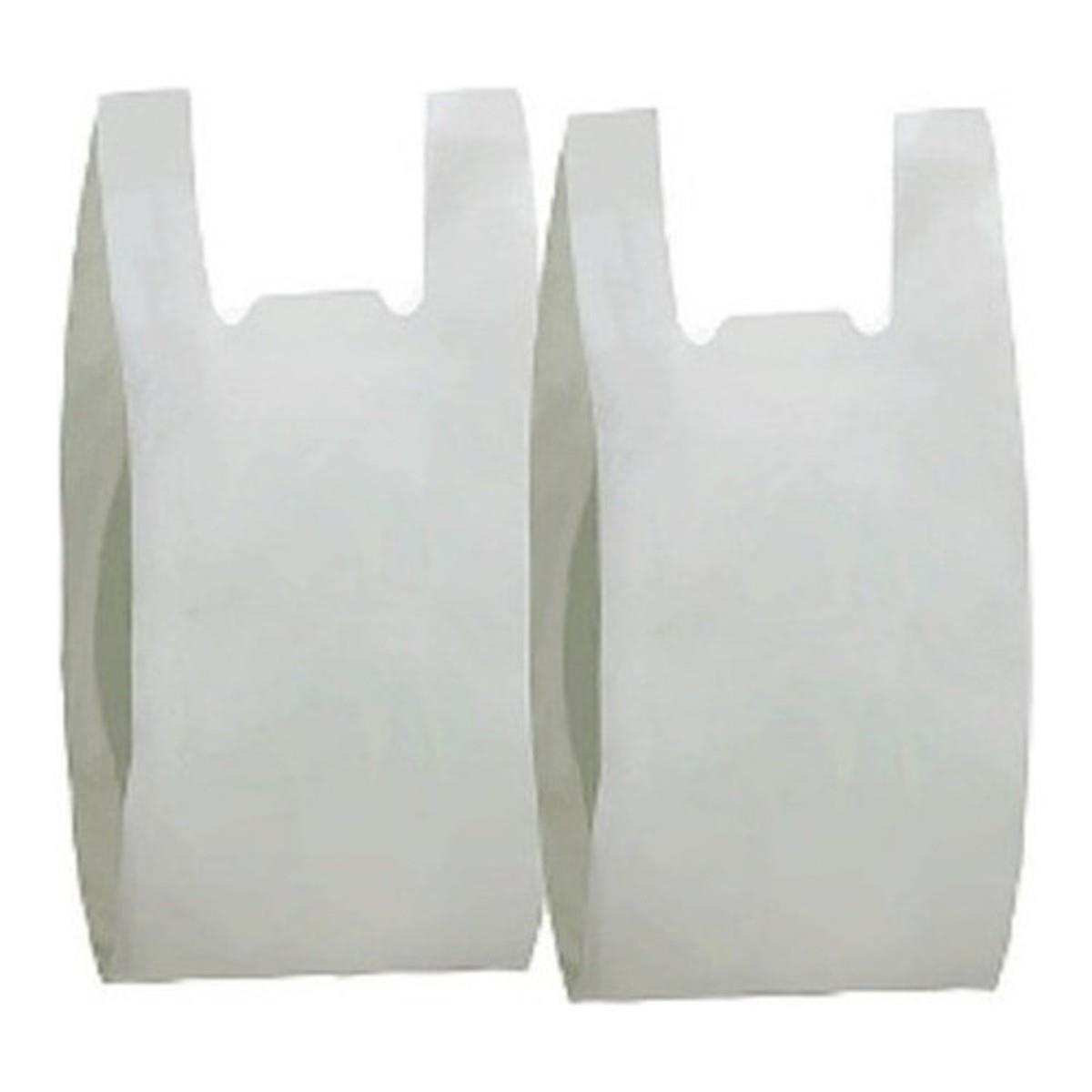 Sacola Plástica Reciclada Reforçada 30x40 Branca - 4 Kg