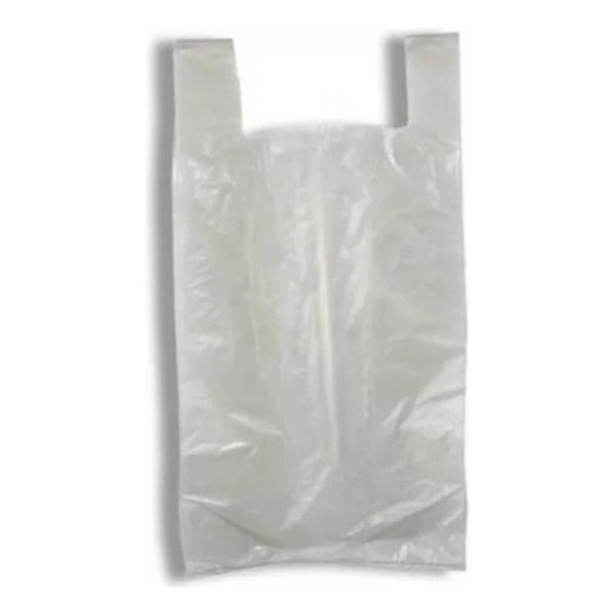 Sacola Plástica Branca Reciclada 40x50 - 5kg