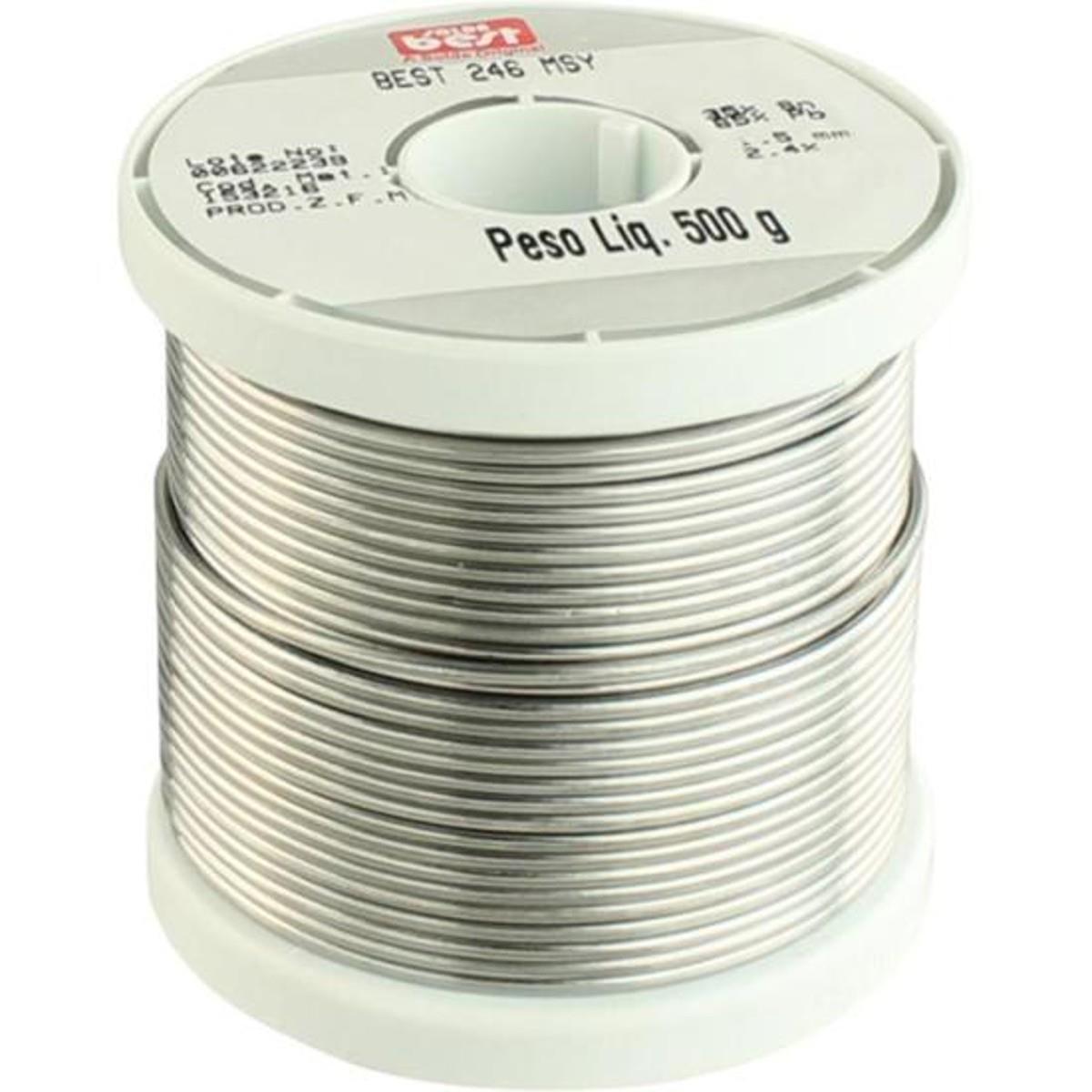 Solda em Fio 246-MSY15 35x65 500g Cinza Best