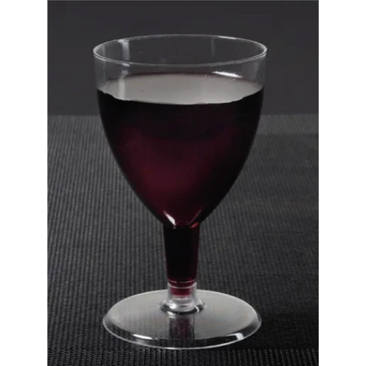 Taça De Vinho Pit 170 Cristal 170ml Plastilânia- 25 Unidade