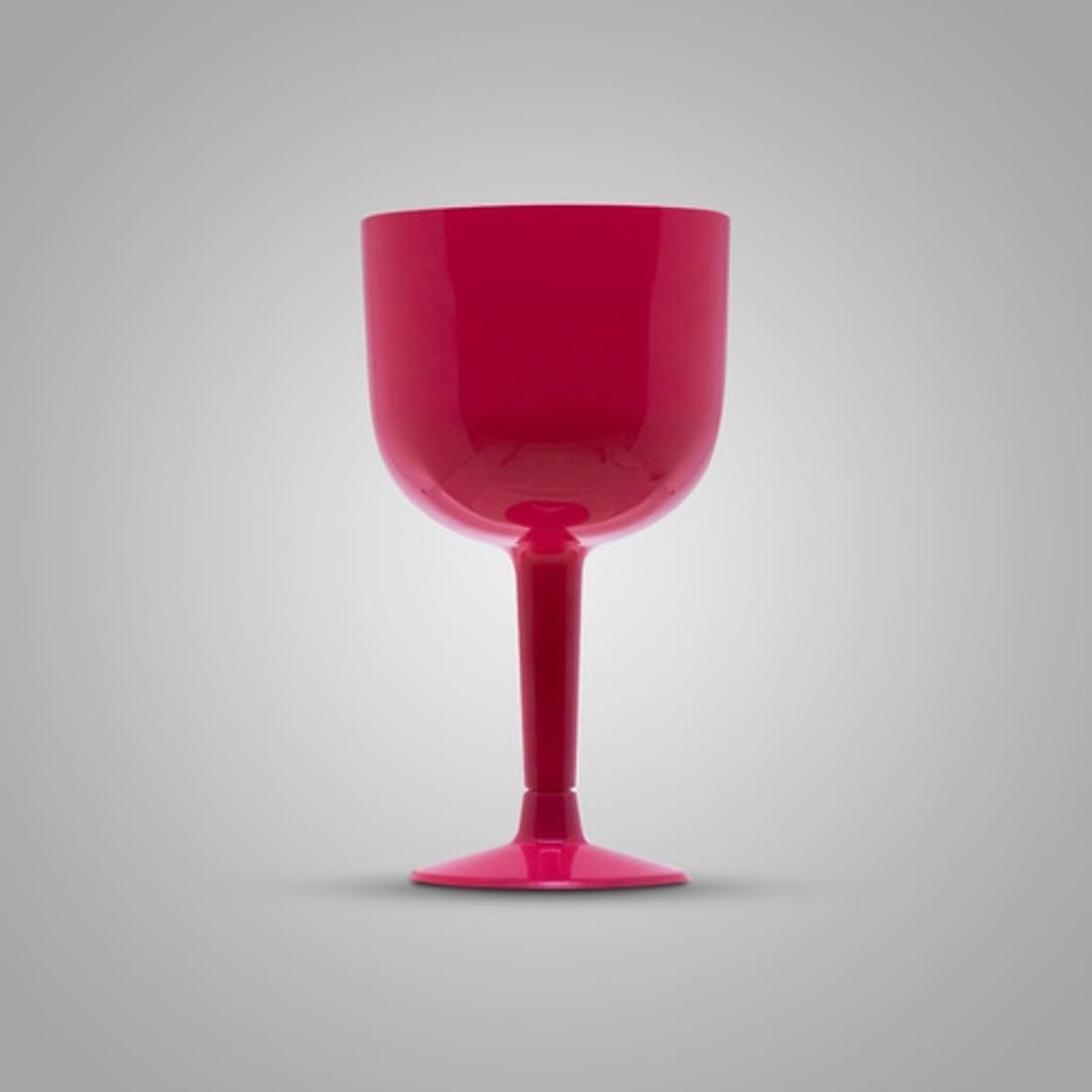 Taça Pit 500 Gin 8 Unidades 500ml Acrilico Vinho