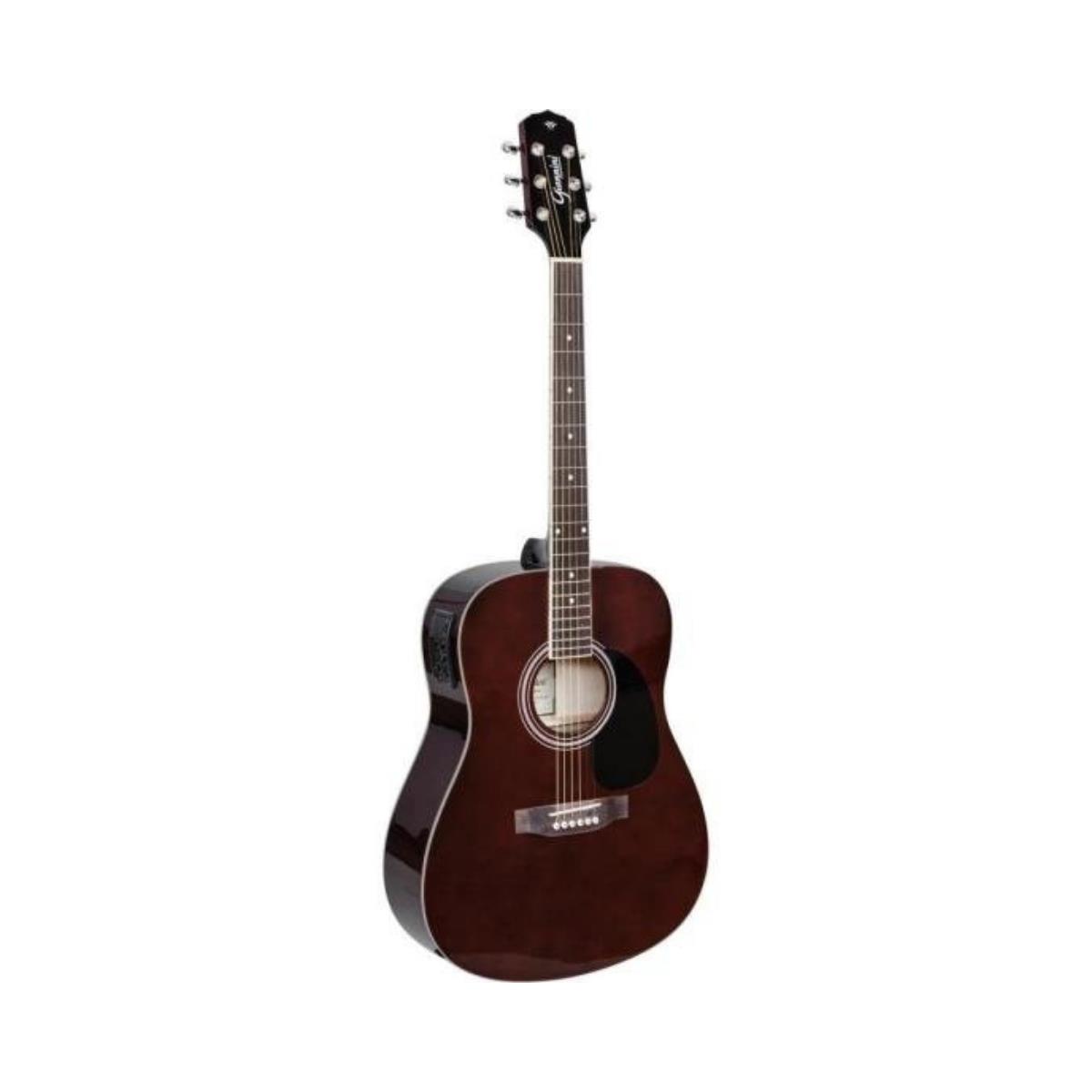 Violão Giannini GD1 EQ Eletroacústico Dreadnought Translucent Dark Wine