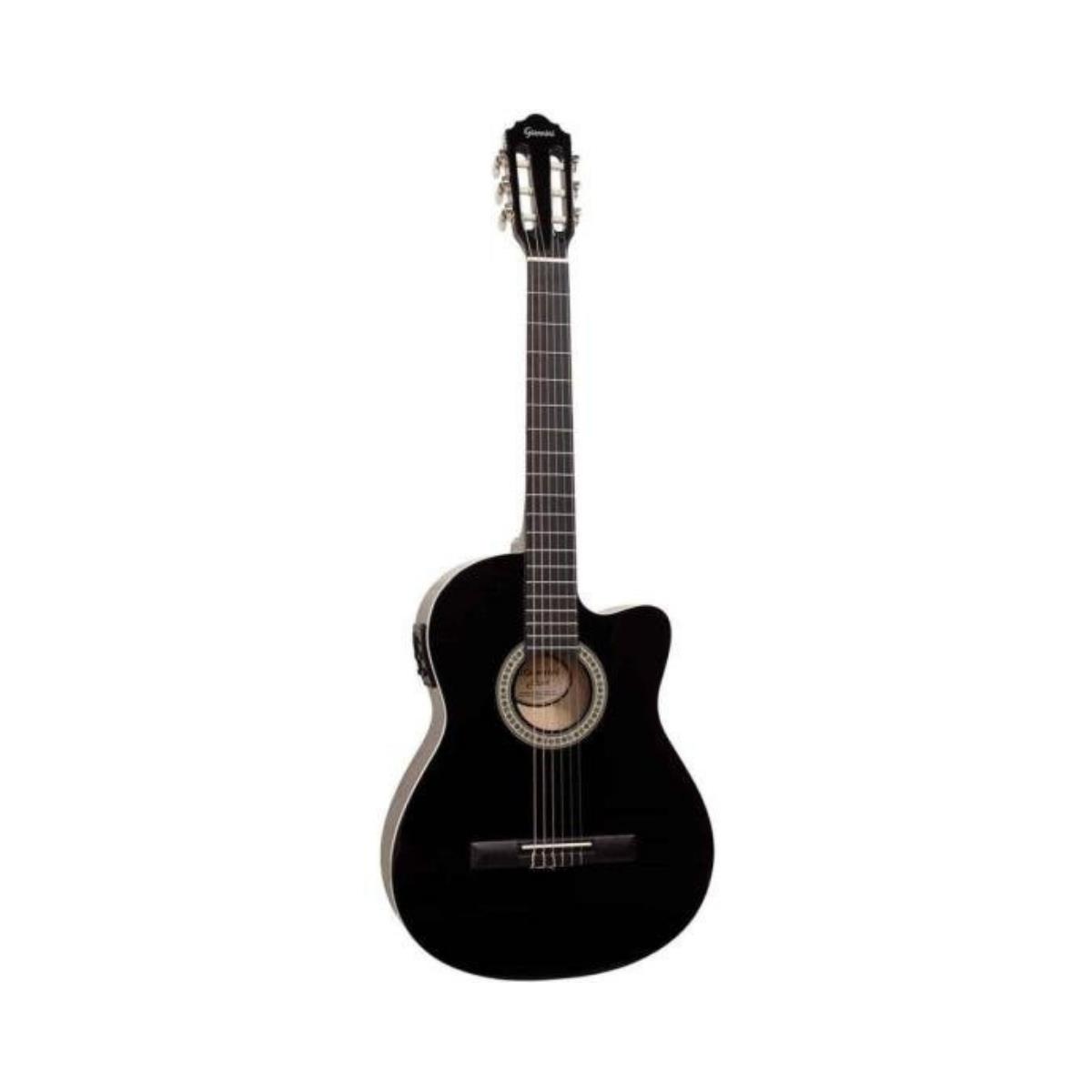 Violão Giannini Start NF14 CEQ Eletroacústico Nylon Preto