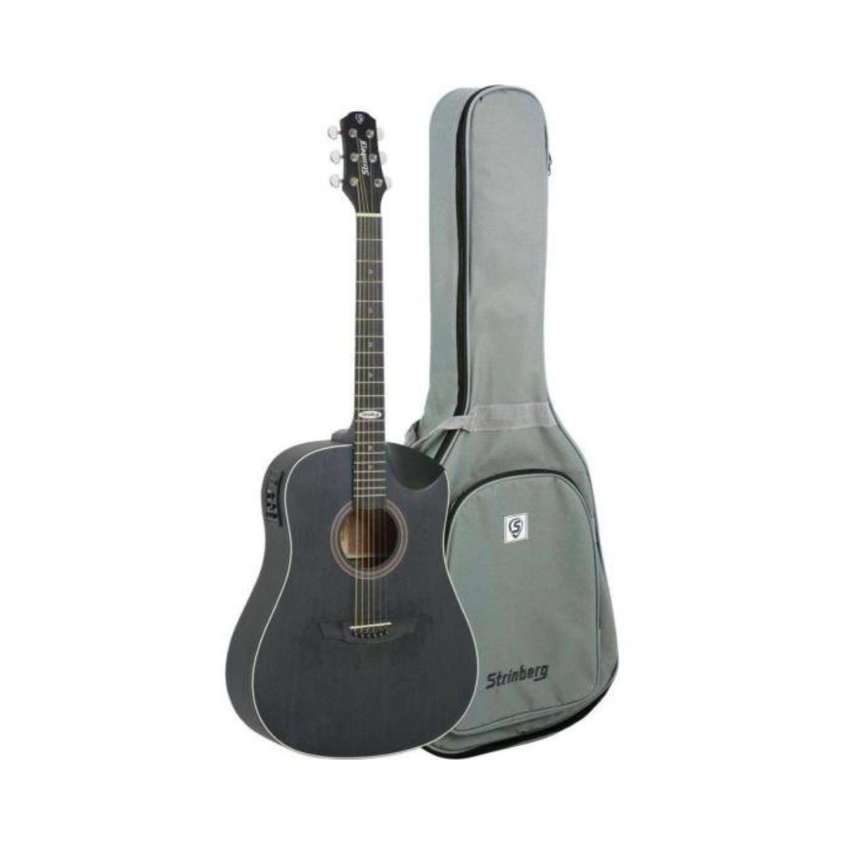 Violão Strinberg SD201HC Eletroacústico Tobacco Satin Com Bag