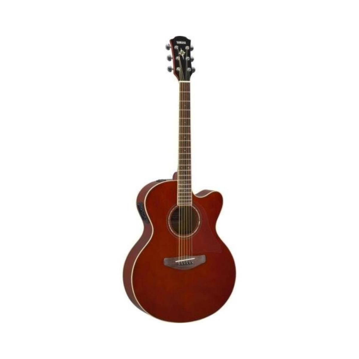 Violão Yamaha CPX600 Eletroacústico Aço Root Beer