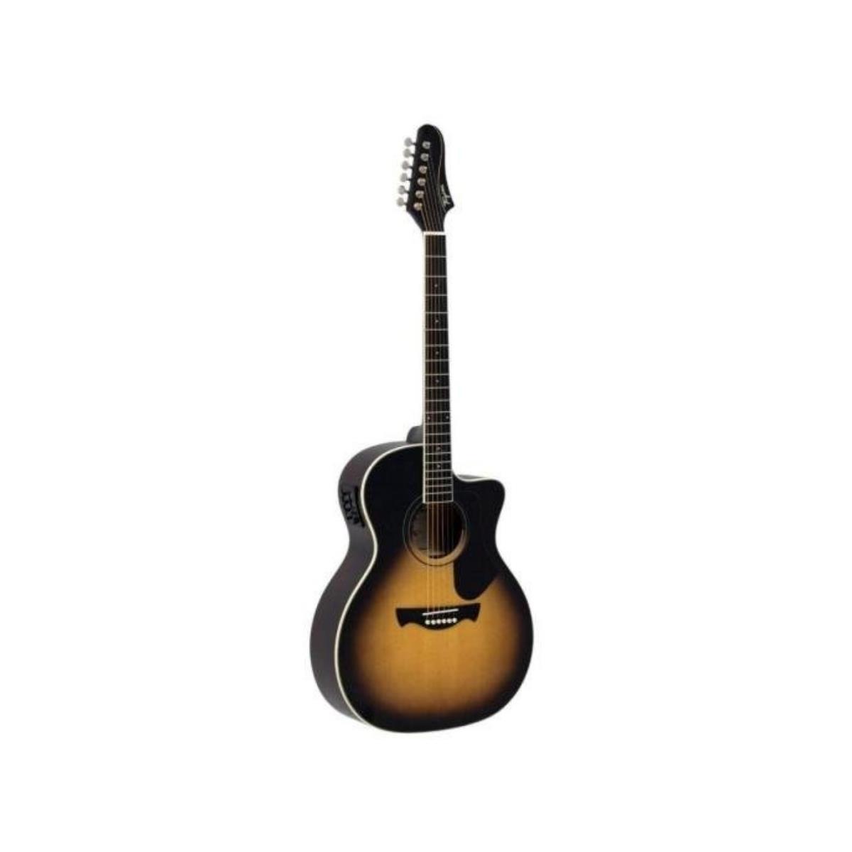 Violão Tagima Rio Negro Eletroacústico Aço Vintage Sunburst