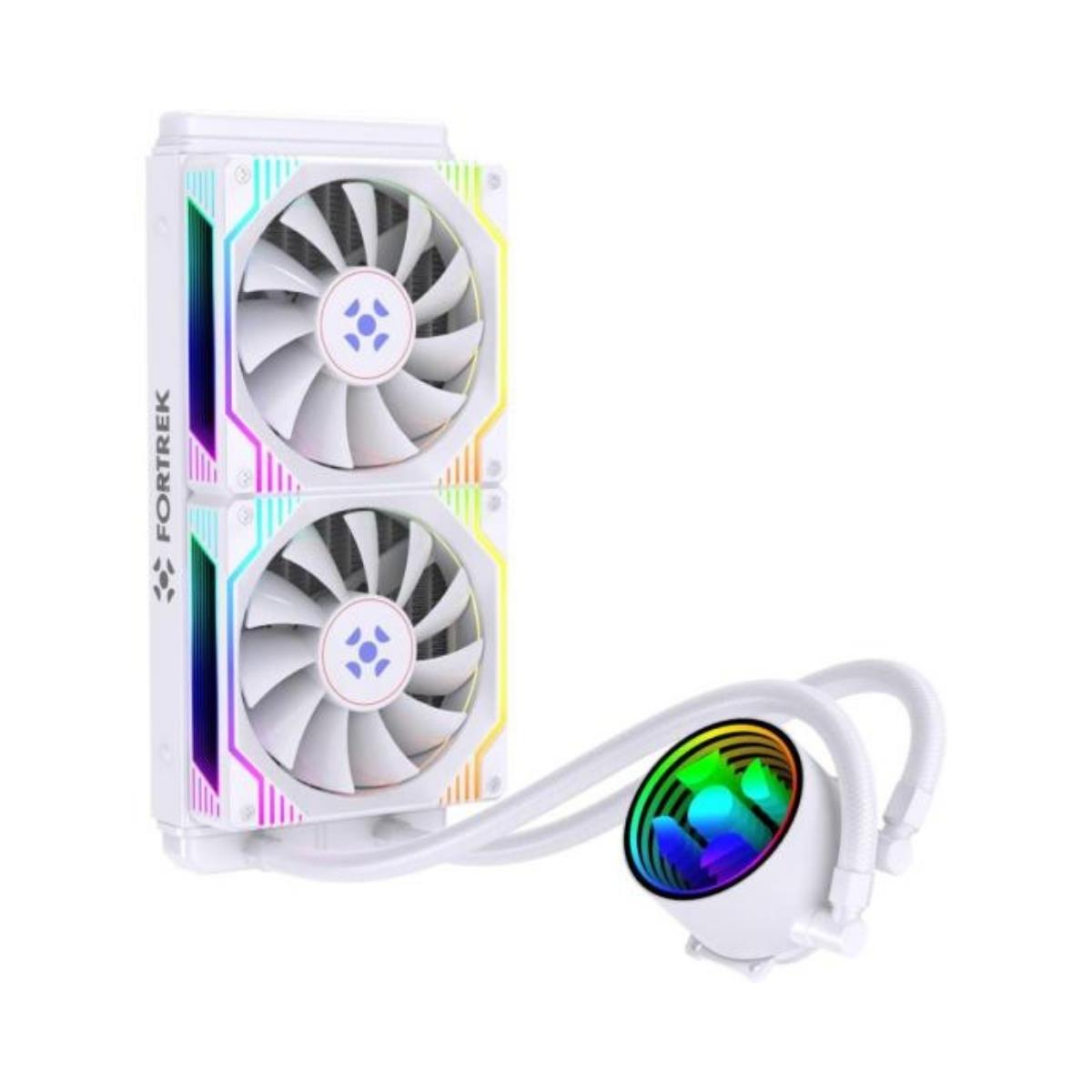 Water Cooler Fortrek Breezy 240 mm Fan Duplo Branco