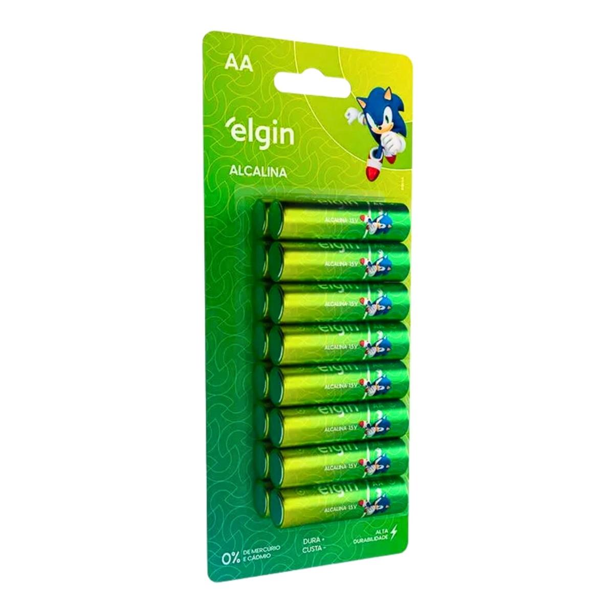 16 Pilhas Alcalinas Aa Elgin