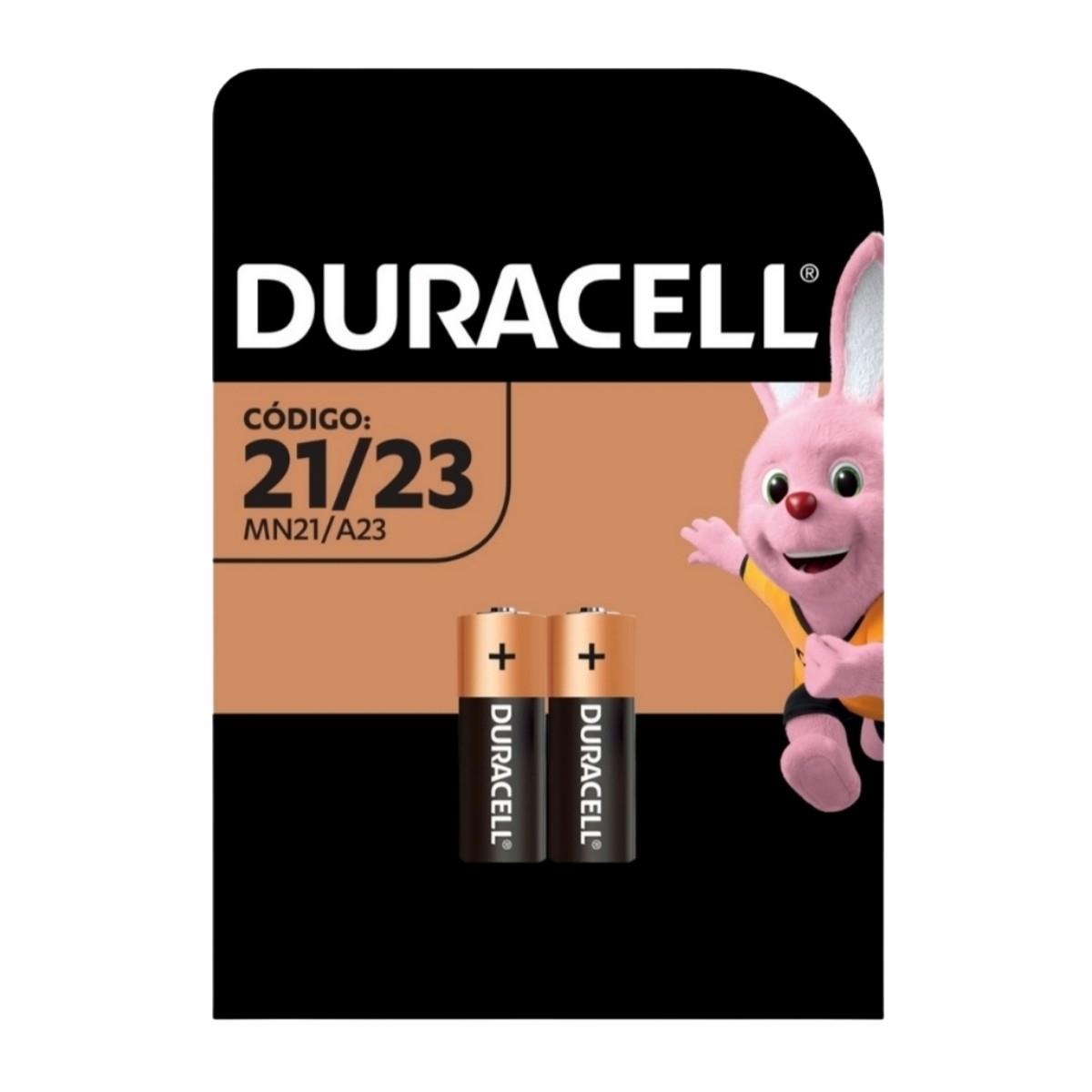 2 Pilhas Alcalinas A23 Mn21 12v Duracel