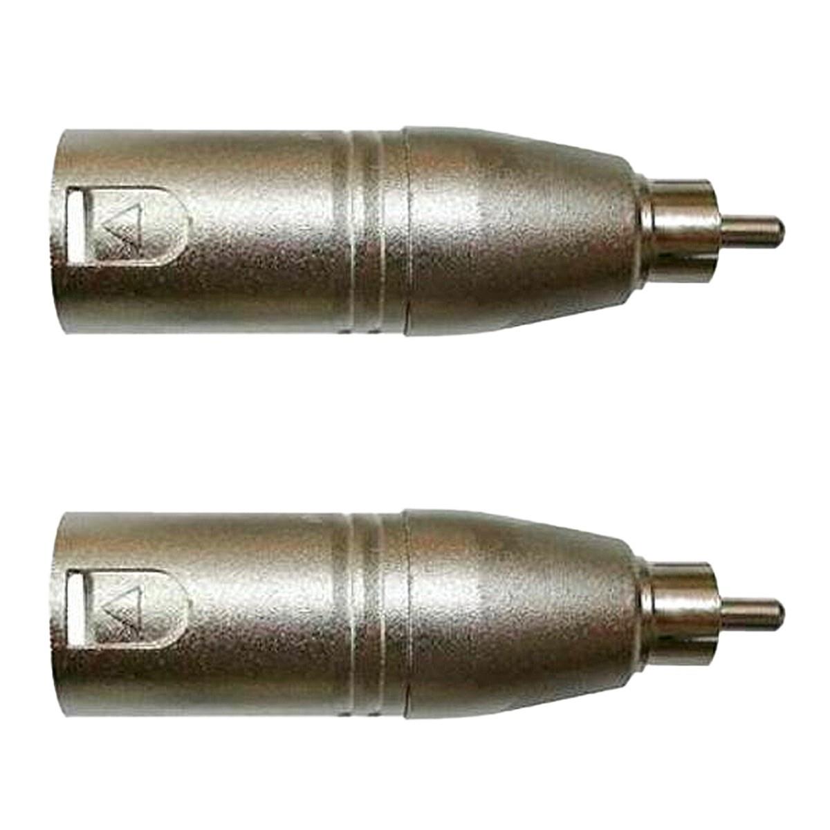 Adaptador Rca Macho P/xlr 3p Macho Niq. Wc 243 Ad 02 Unidades Wireconex