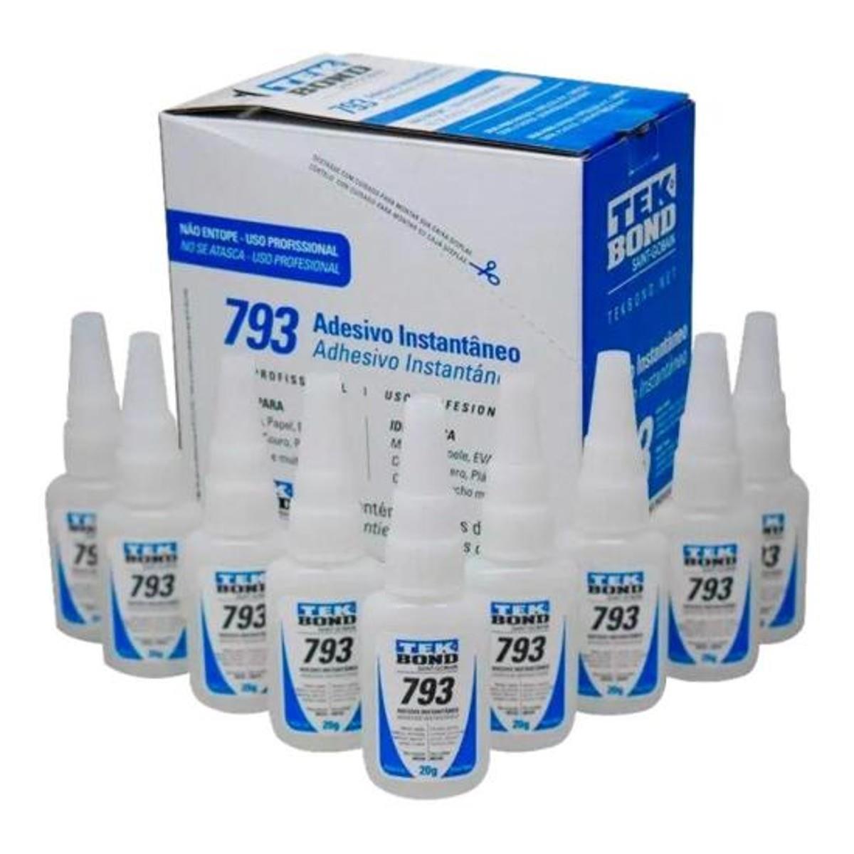 Adesivo Instantâneo 793 20g (C/10) Tekbond