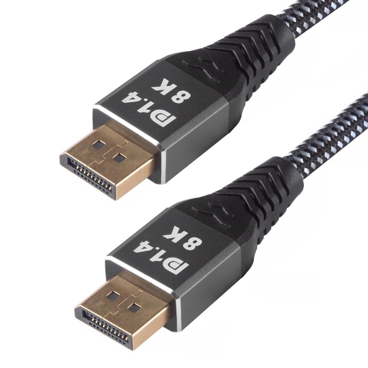 Cabo Display Portátil 1.4v, 8k 60hz Ou 4k 144hz 3m Storm