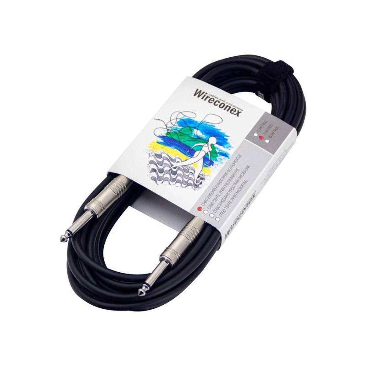 Cabo Guitar Emborrachado Guiem-01 1x24 Awg  01 Metro Wireconex