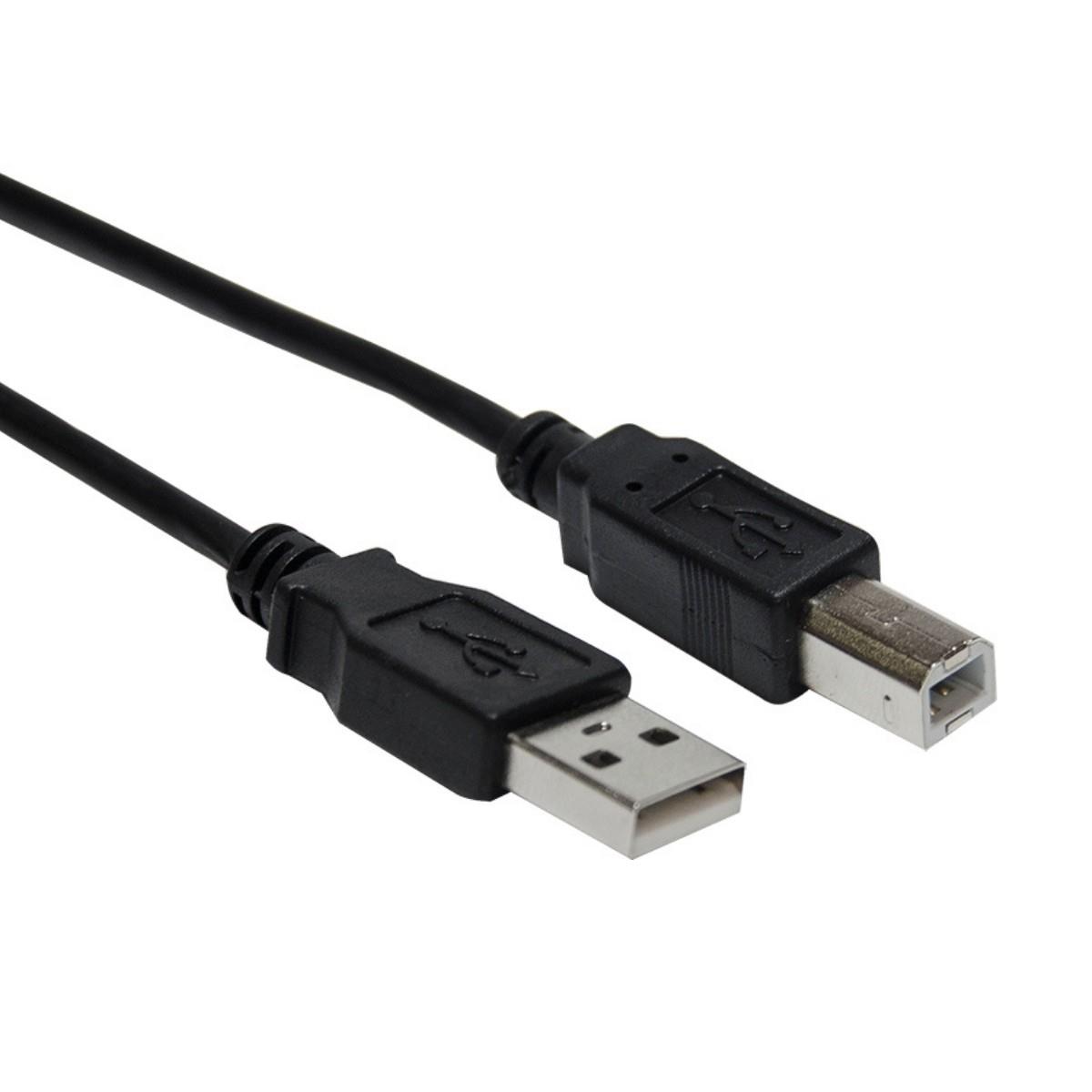 Cabo Usb A Macho Para Usb B Macho 2.0 5 Metros Storm