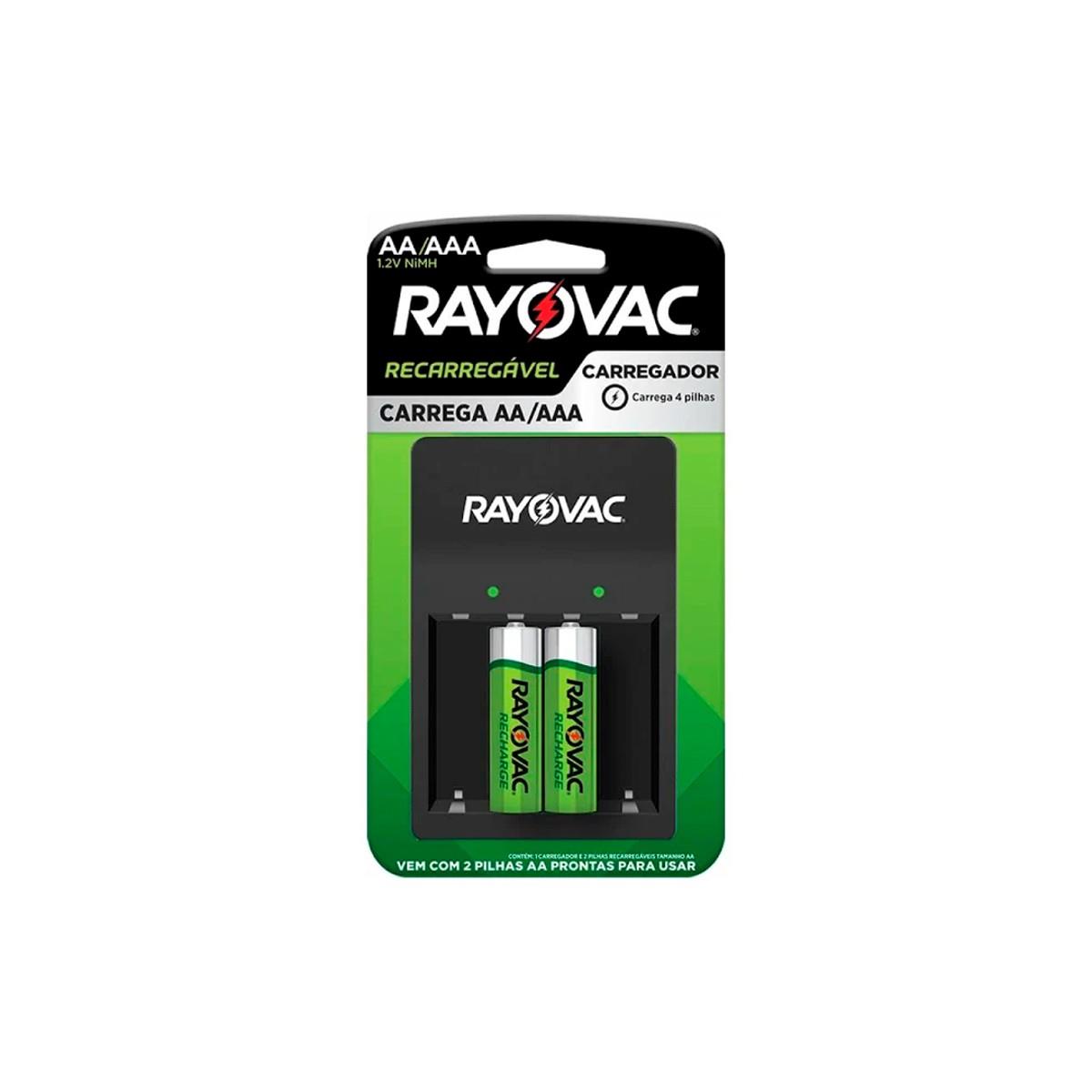 Carregador Rayovac Usb 2aa Sm-4