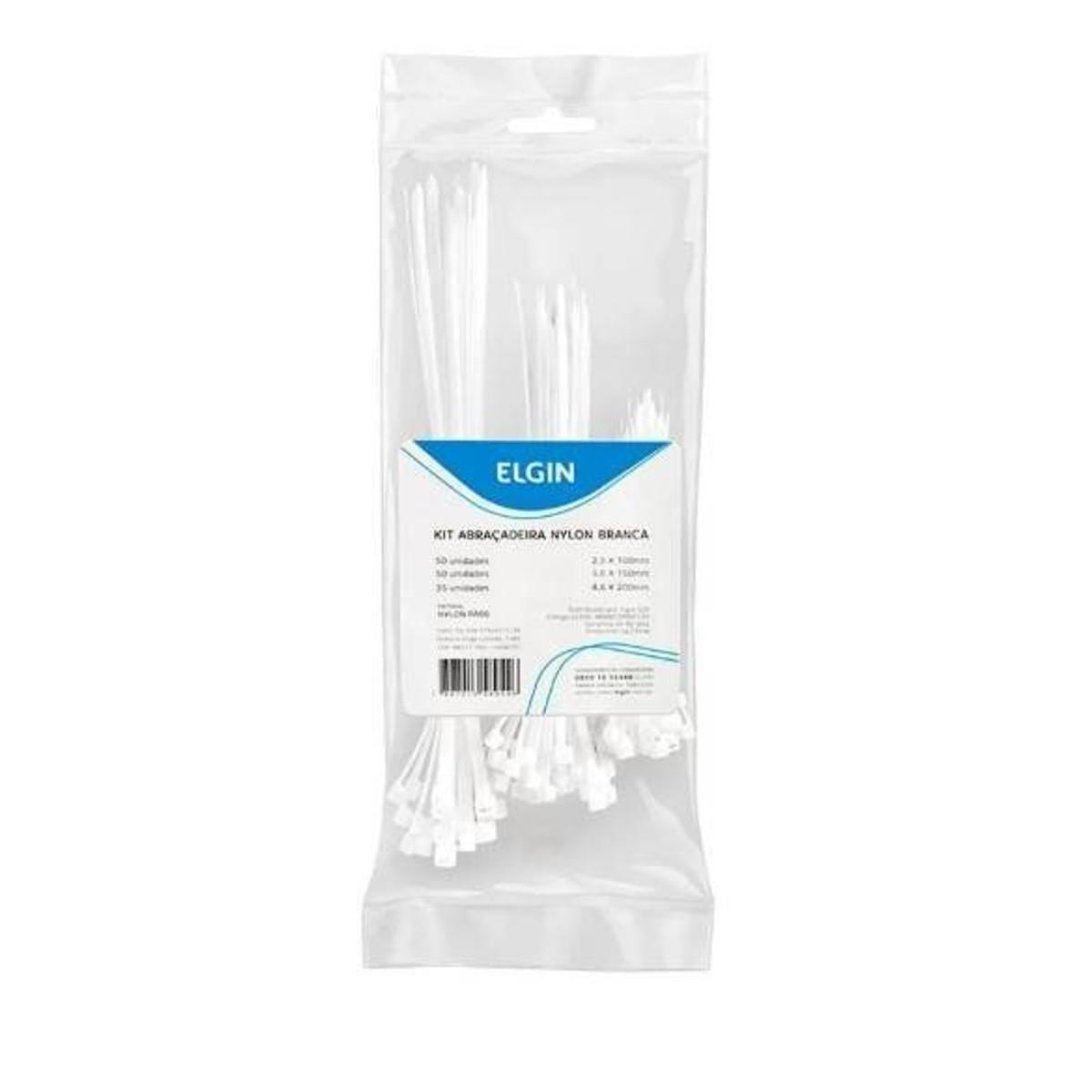 Combo Abrac De Nylon Branca Pq Md E Gd (125 Unidades)