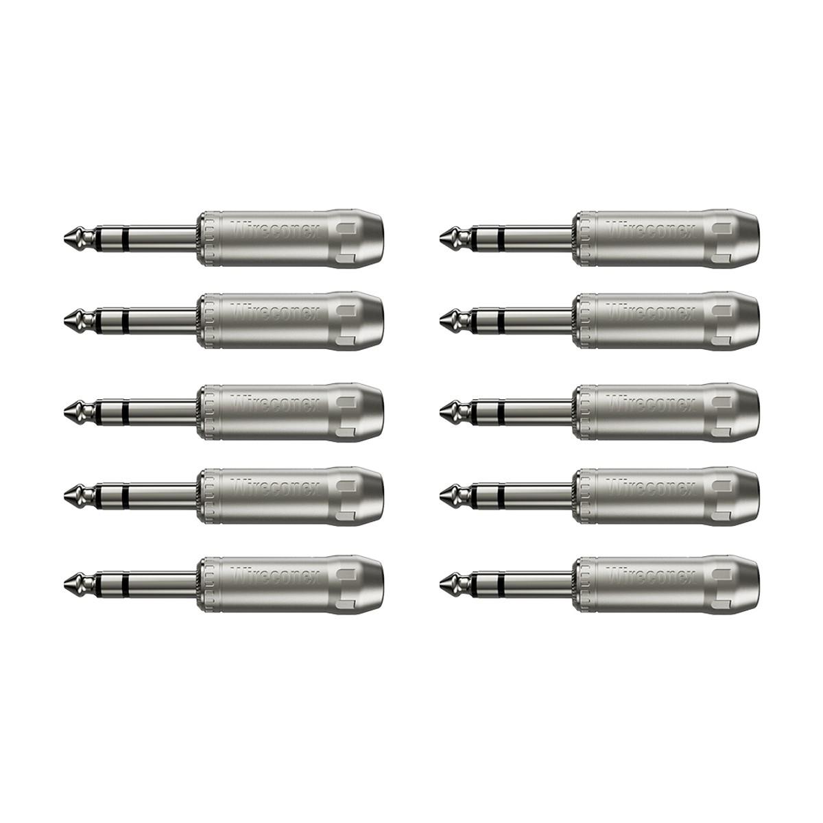 Conector P10 Trs Stereo Wc1133 10 Un Wireconex