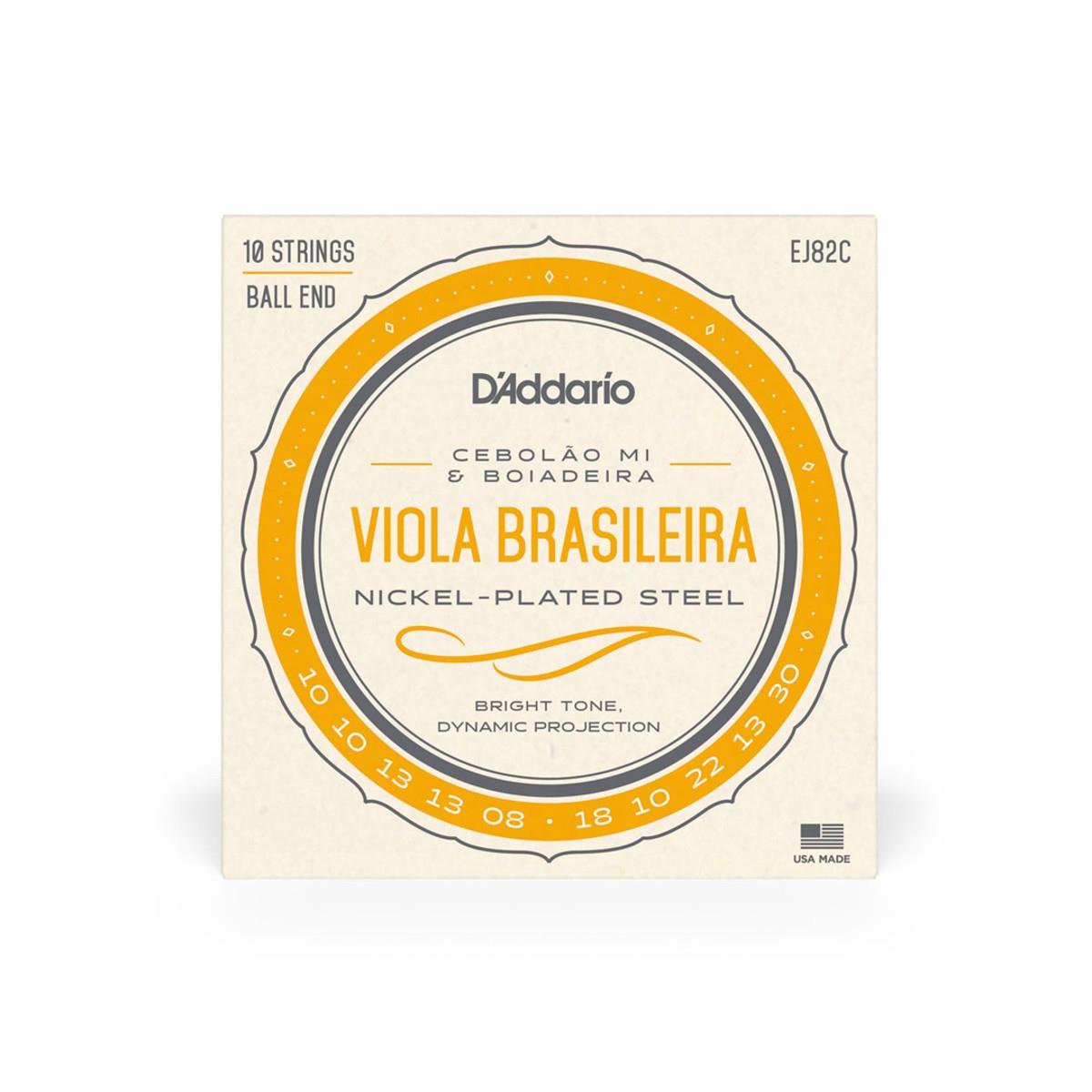 Cordas Para Viola Brasileira Mí D Addario Ej82c