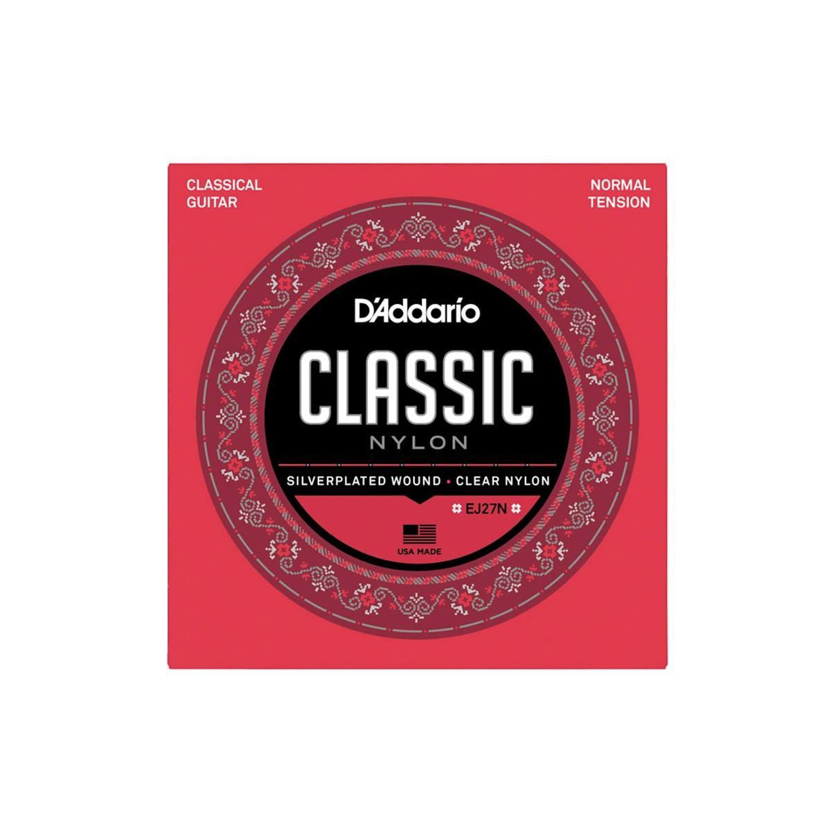 Cordas Para Violão Nylon Transparente D Addario Student Nylon Ej27n