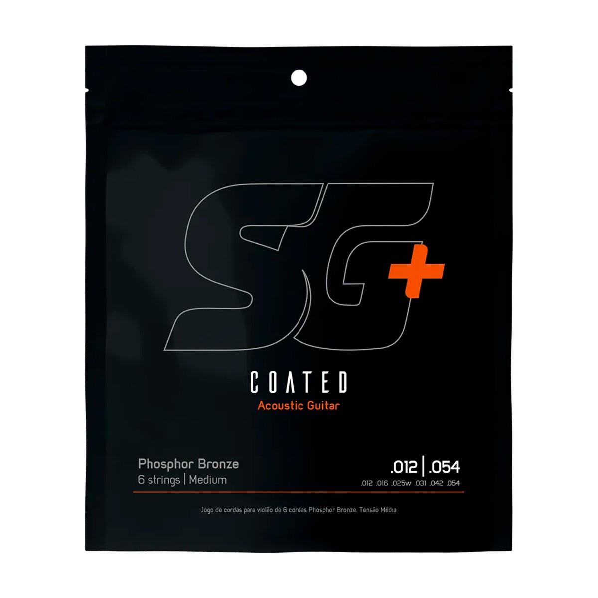 Encordoamento P/violão Fósforo Bronze Sg+ Revestido 012
